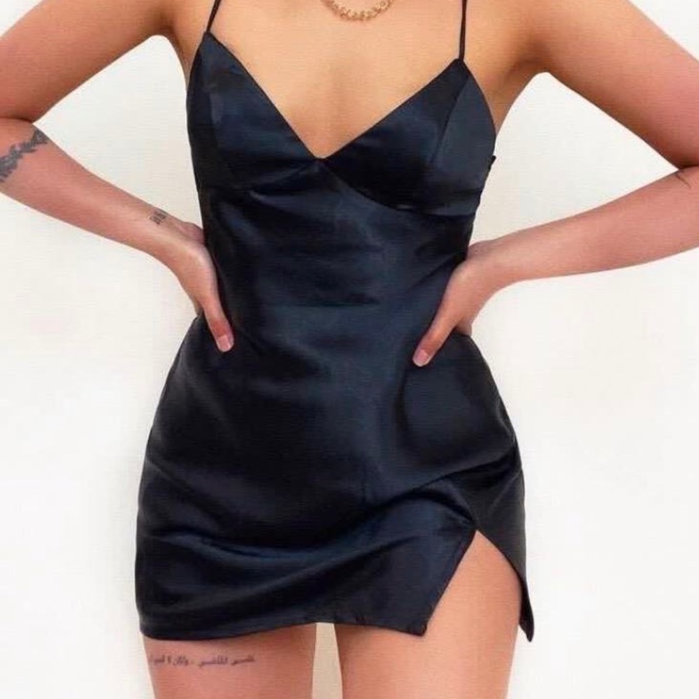 Princess Polly Stargazer Dress in Black